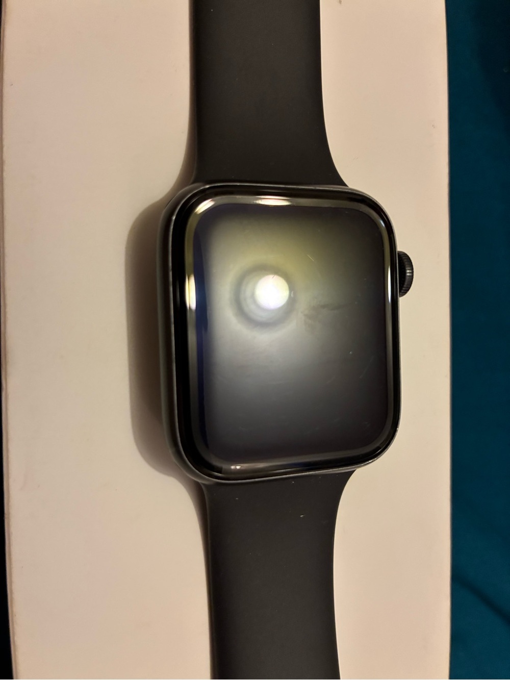 Apple Watch Series 5 44mm with M/L Sport Band in Black